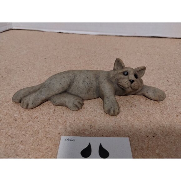 Quarry Critters Chelsea 2000 Second Nature Design Cat Kitten Kitty - Picture 1 of 5
